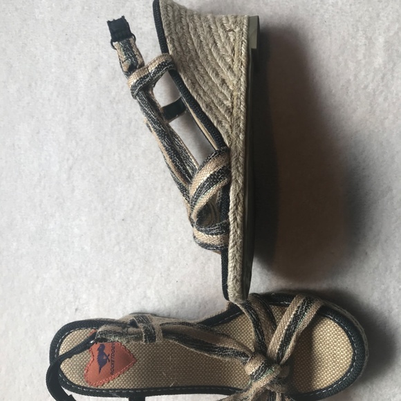 Rope heel wedge sandals - Picture 3 of 9